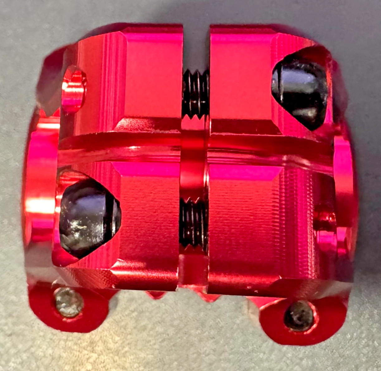 Deity Copperhead Bike Stem, Red, 35mm Length x 31.8mm