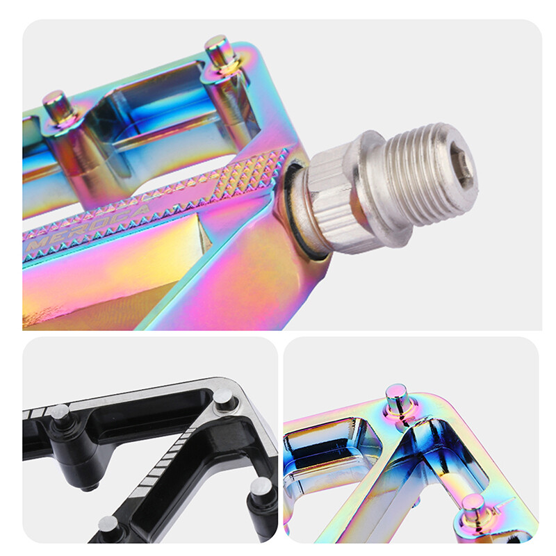 2pcs 9/16″ Mountain Road Bike Pedals DU + Bearing Cycling Bicycle Pedals MTB