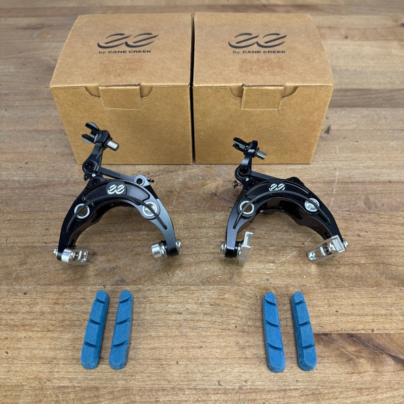 New! Cane Creek eeBrakes Gen 4 Black/Silver Center-Mount Rim Brake Calipers 169g