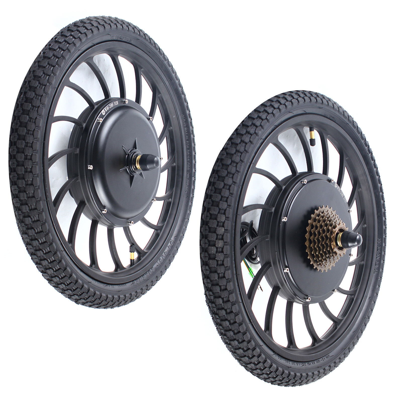 1KW 48V 20″ Electric Bicycle Motor Conversion Kit Front Wheel EBike Cycling Hub
