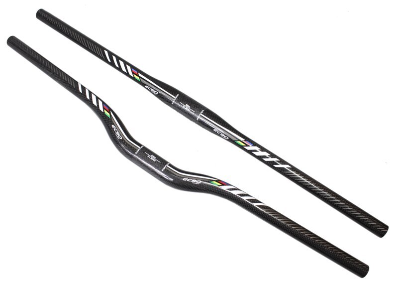 Full Carbon Fiber mtb Bike Handlebar Bicycle Flat Riser Bar 31.8mm 120g Glossy