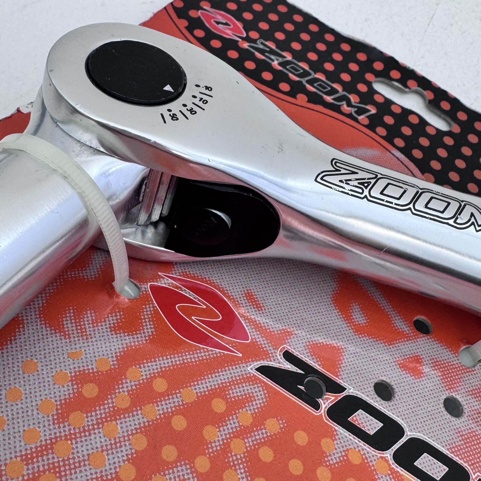 Zoom Quill Stem Adjustable 1 1/8in 25.4 120mm X 180mm +20° Rise Silver Bike A69