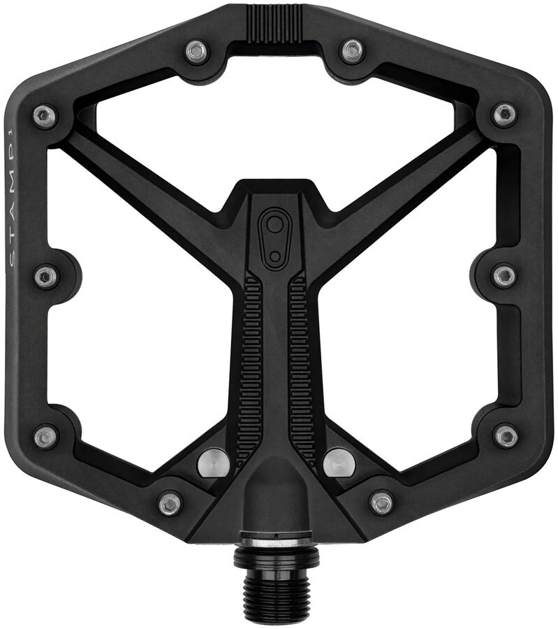Crank Brothers Stamp 1 Gen 2 Pedals – Platform, Composite, 9/16″, Black, Large