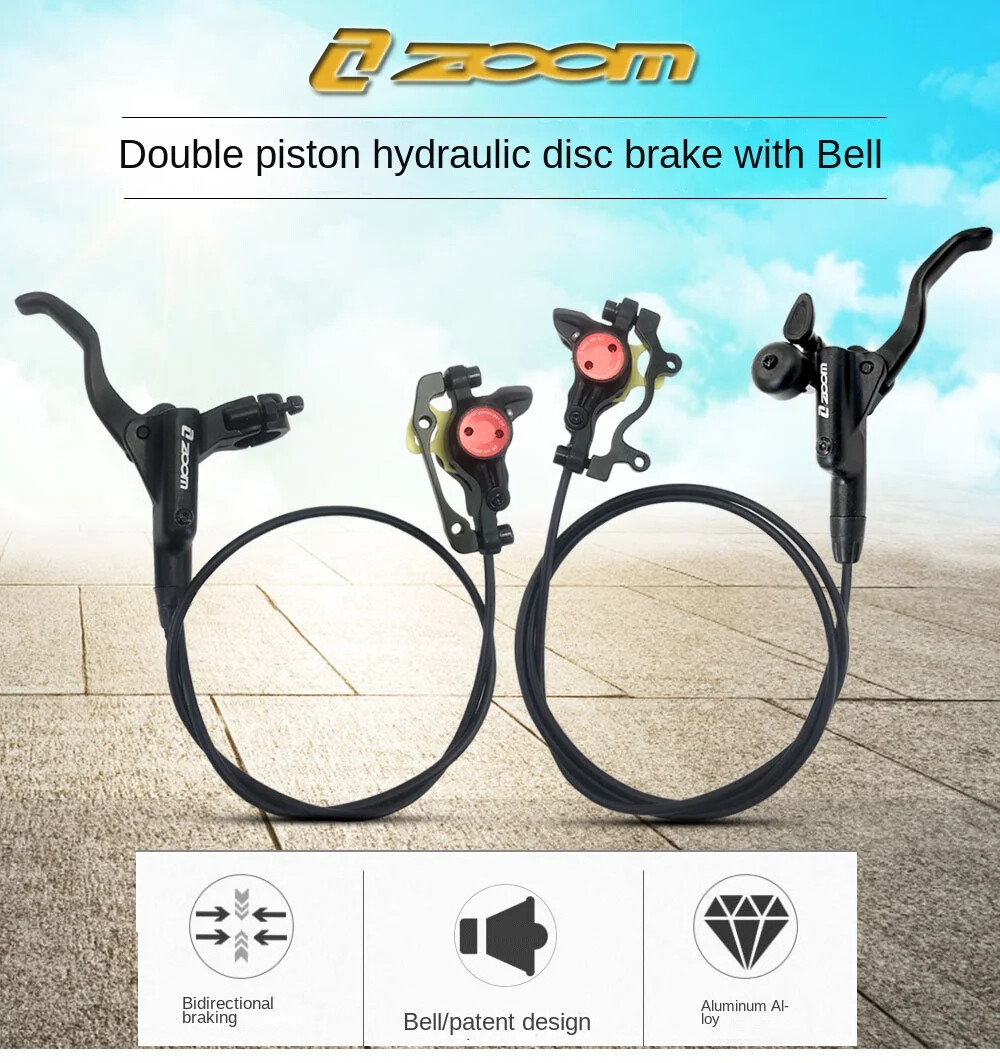 Mountain Bike Oil Brake Set Front & Rear 850mm/1450mm Hydraulic Disc Brake Set