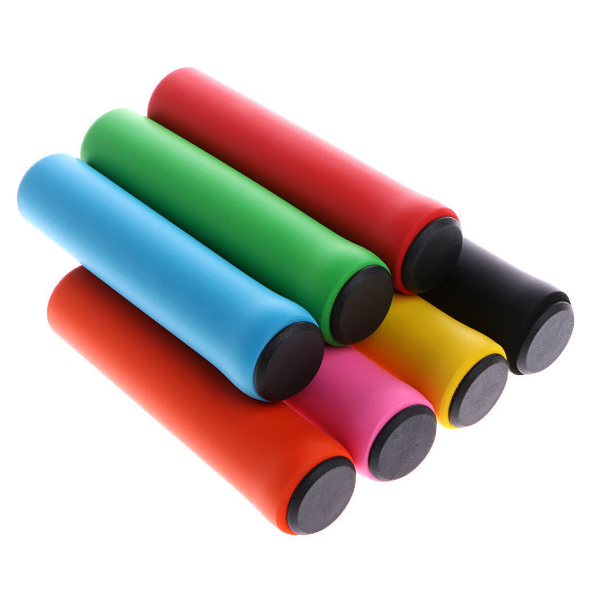 BMX MTB Rubber Handlebar Cover Mountain Bicycle Bike Soft Bar End Grips Non-Slip