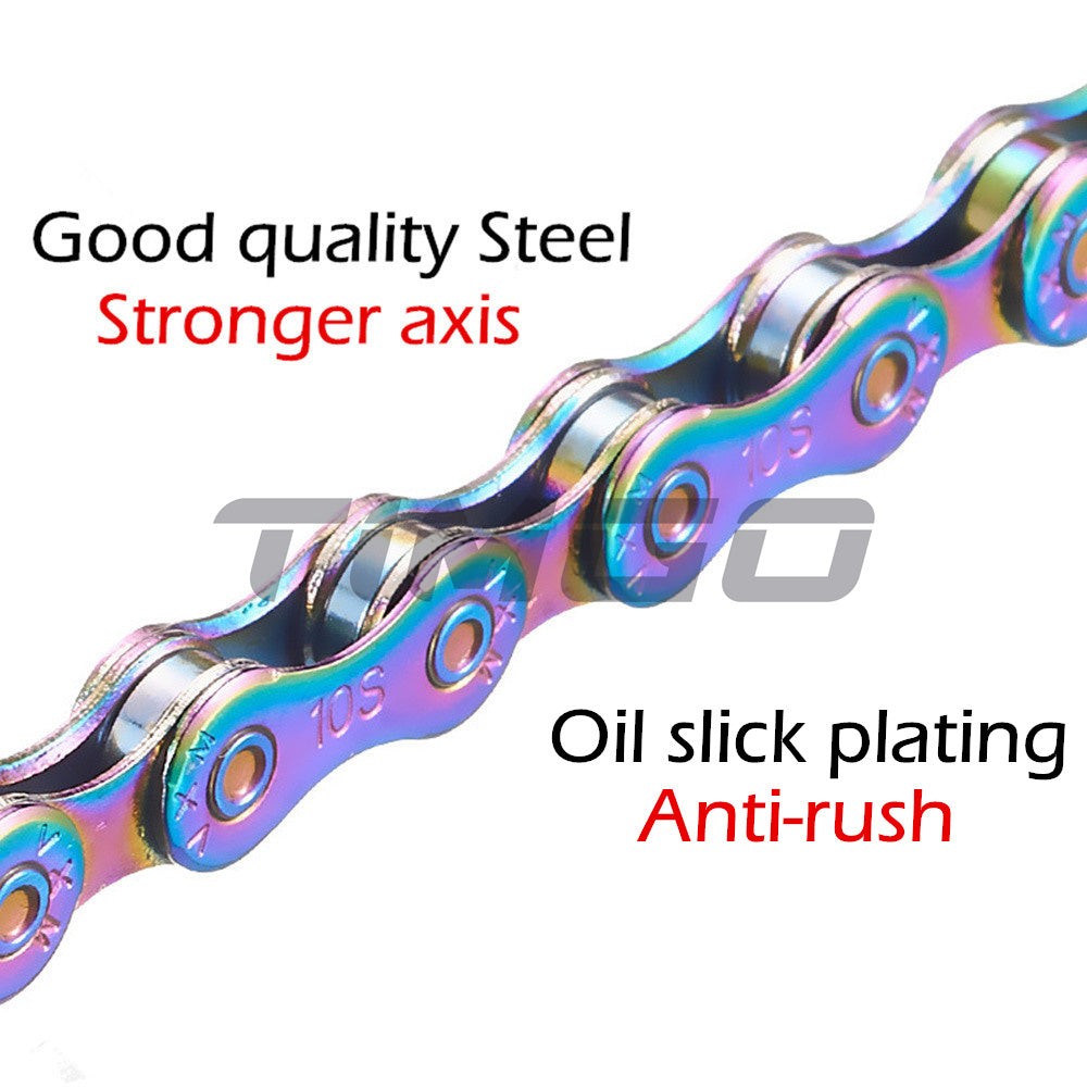 VXM 6/7/8/9/10/11 Speed Oil Slick Colorful Plating Anit-Rush Chain Master Link