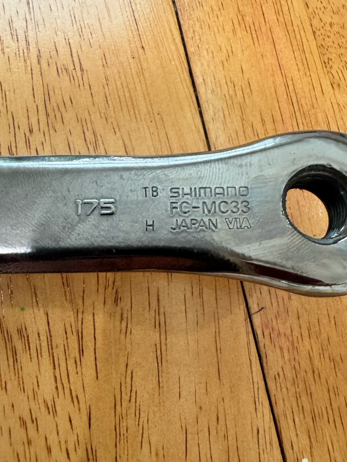 Vintage Shimano STX RC FC-MC33 Crankset 175mm 3x Triple Square Taper MTB
