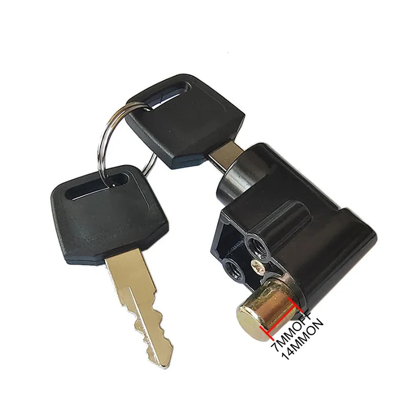 CHTNBO Electric Bicycle E-Bike Electric Vehicle Battery Box Lock Front Lock Big