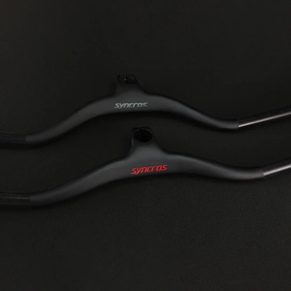 MTB Bicycle Integrated Carbon Fiber Handlebar with Stem -8/-17/-25 Degree 740mm