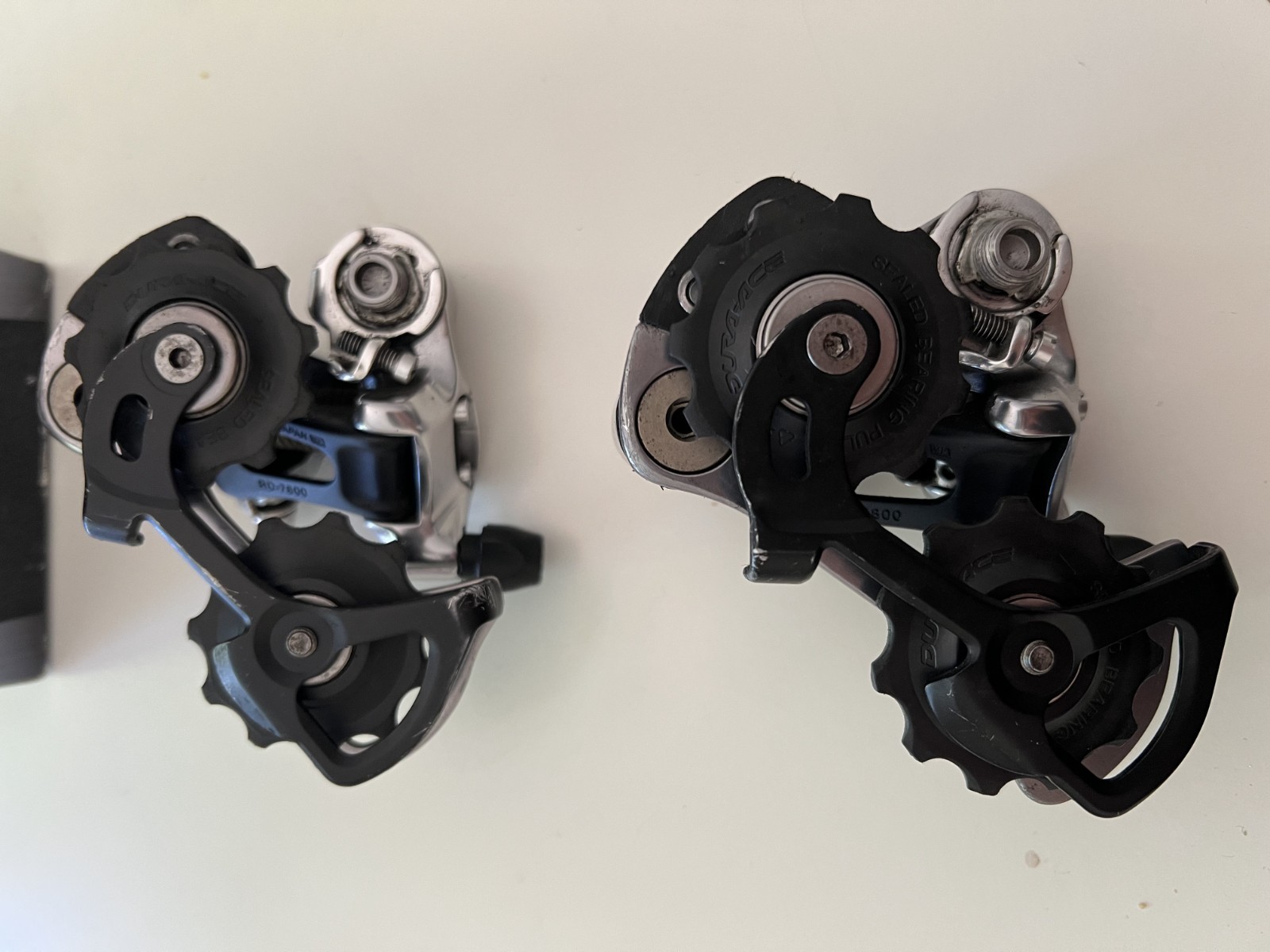 Two (2) SHIMANO DURA ACE 7800 10 SPEED REAR DERAILLEURS – SHORT CAGE
