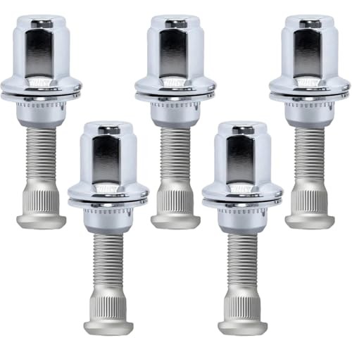 5-Piece Set M14-1.50 Wheel Lug Nuts Wheel Hub Stud for Toyota Tundra Nuts+Stud