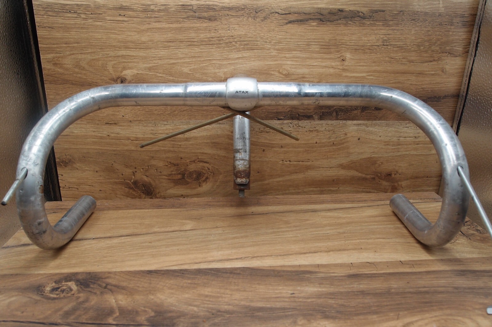 drop bar Guidone Philippe ATAX + quill stem ATAX made in France 22 mm for road
