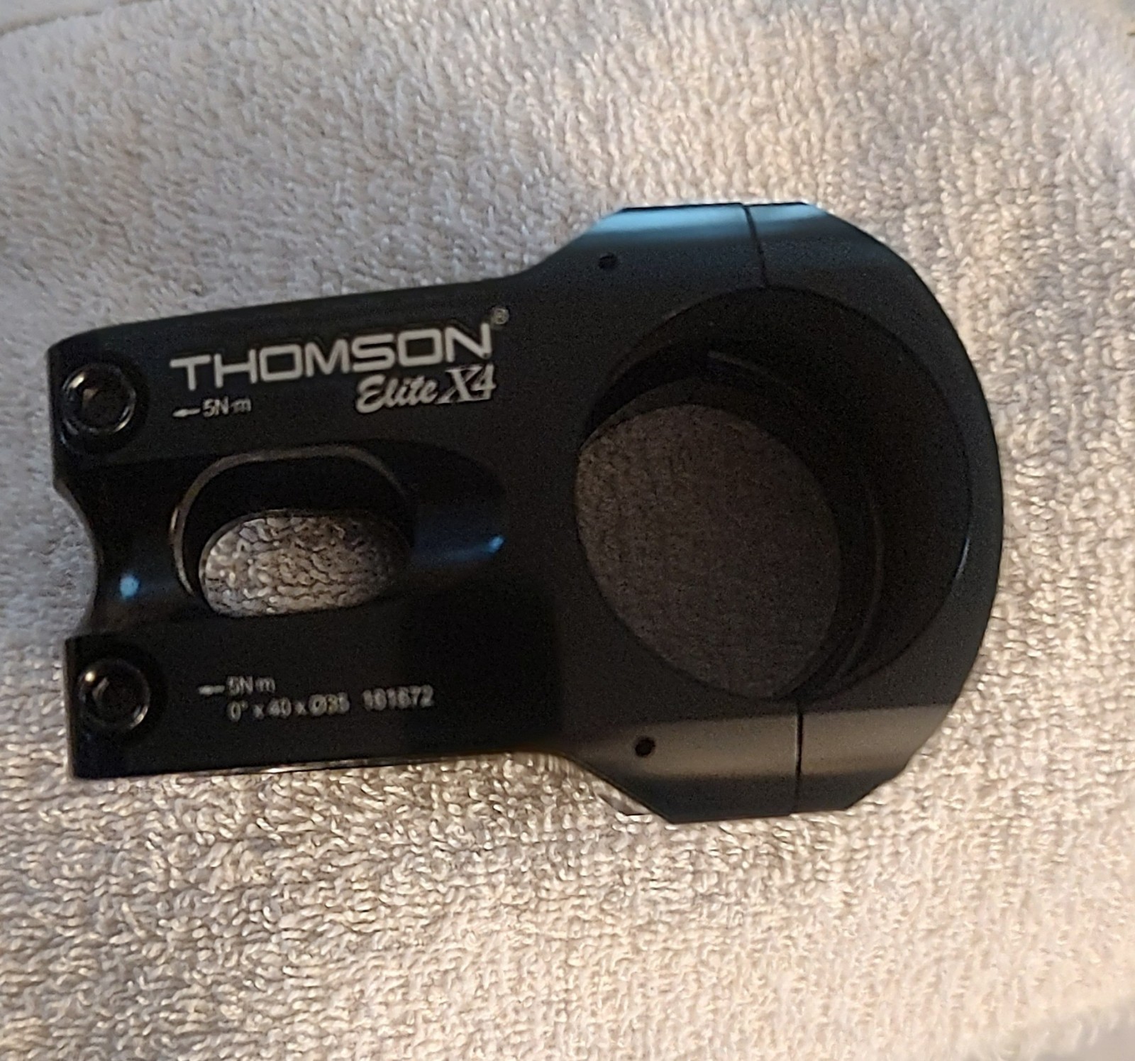 Thomson Elite X4 MTB Bike Bicycle Stem 0 degree 35.0 x 40mm Black SM-E177