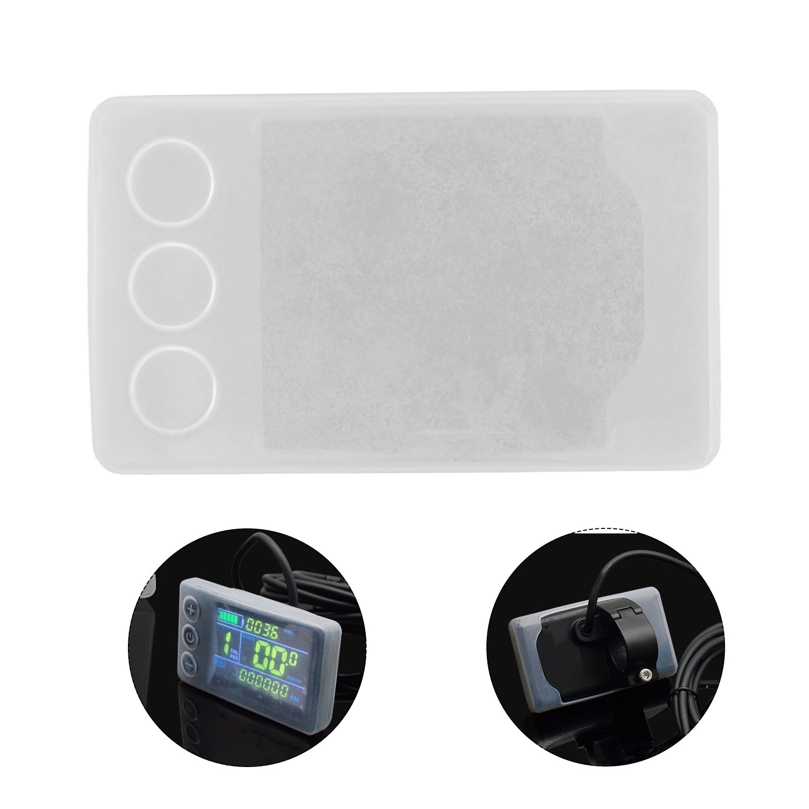 Stretch Resistant Silicone Case for S866 Electric Bike Display Protection