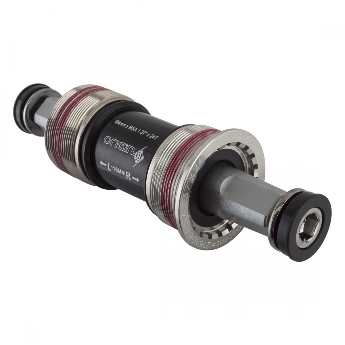 Origin-8 Torqlite Square Taper Bottom Bracket 68x116mm ENG 68mm x 116mm