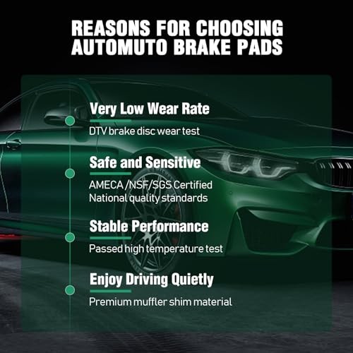 Front Brake Pads, 4PCS Front Ceramic Brake Pads Set For Hyundai For D924