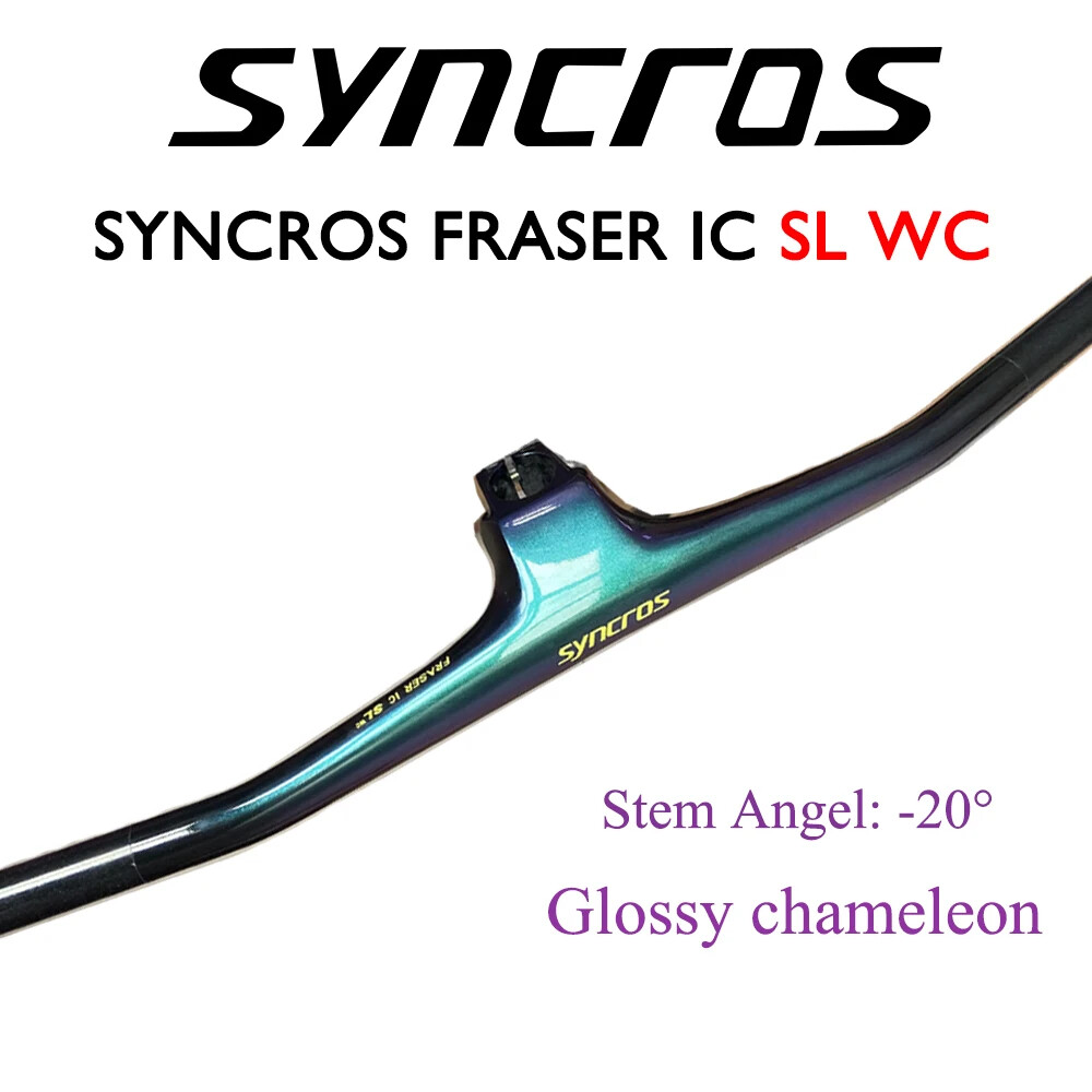 Carbon Mountain Bike Handlebars -20° with Stem FRASER IC SL WC 70-100mm*780mm