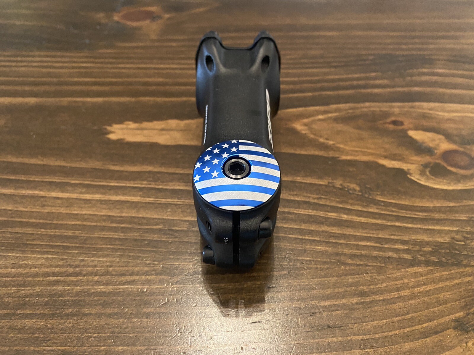 American Flag – Threadless Bicycle Headset Stem Cap 1 1/8″ Blue USA