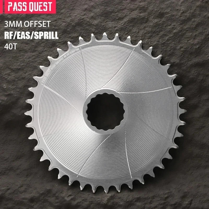 3mm Offset Direct Mounted Bicycle Chainring for Wide Narrow Teeth Chainwheel