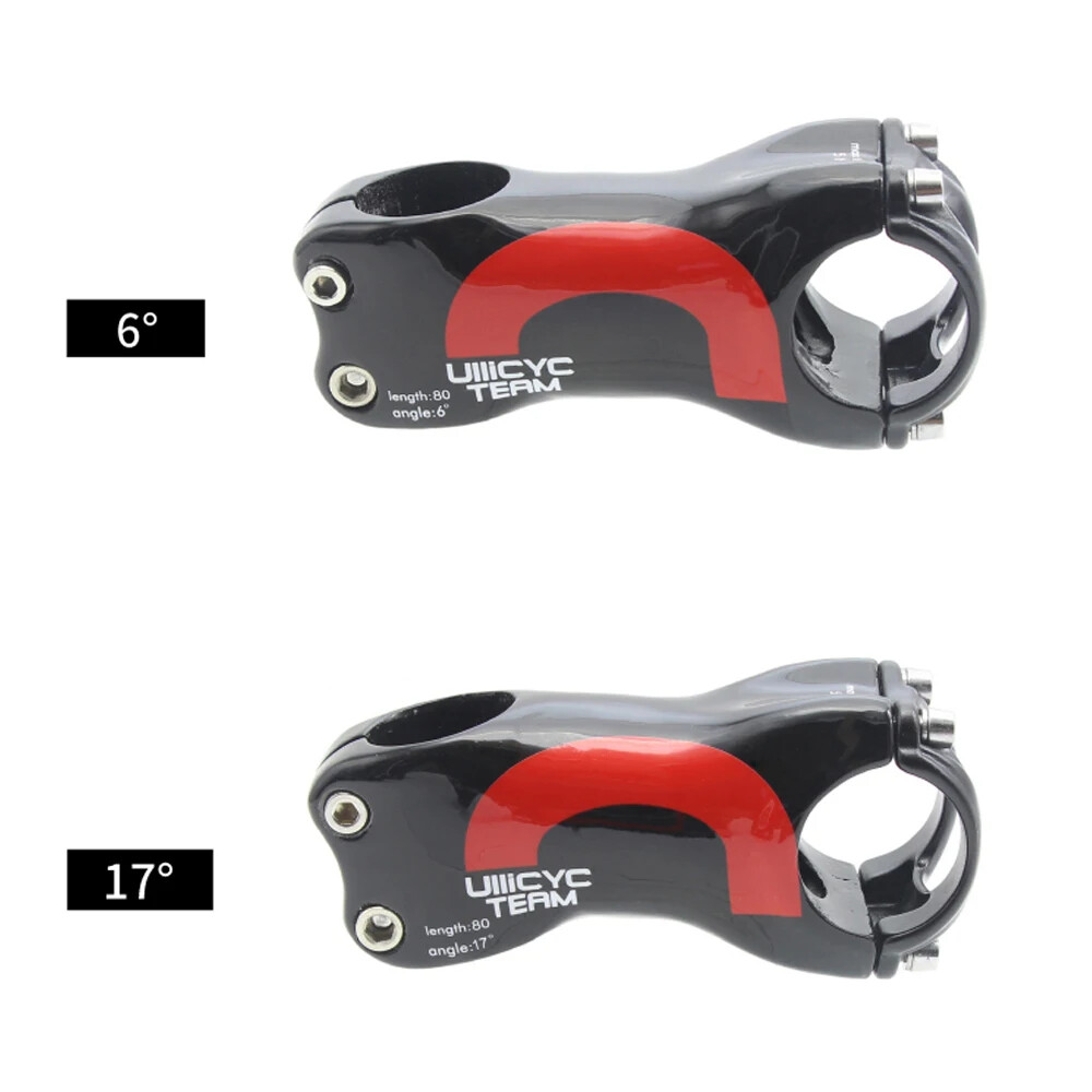 Carbon Handlebar Stems 6/17Degree Mountain Bike Stem 31.8mm 60-120mm Bike Parts