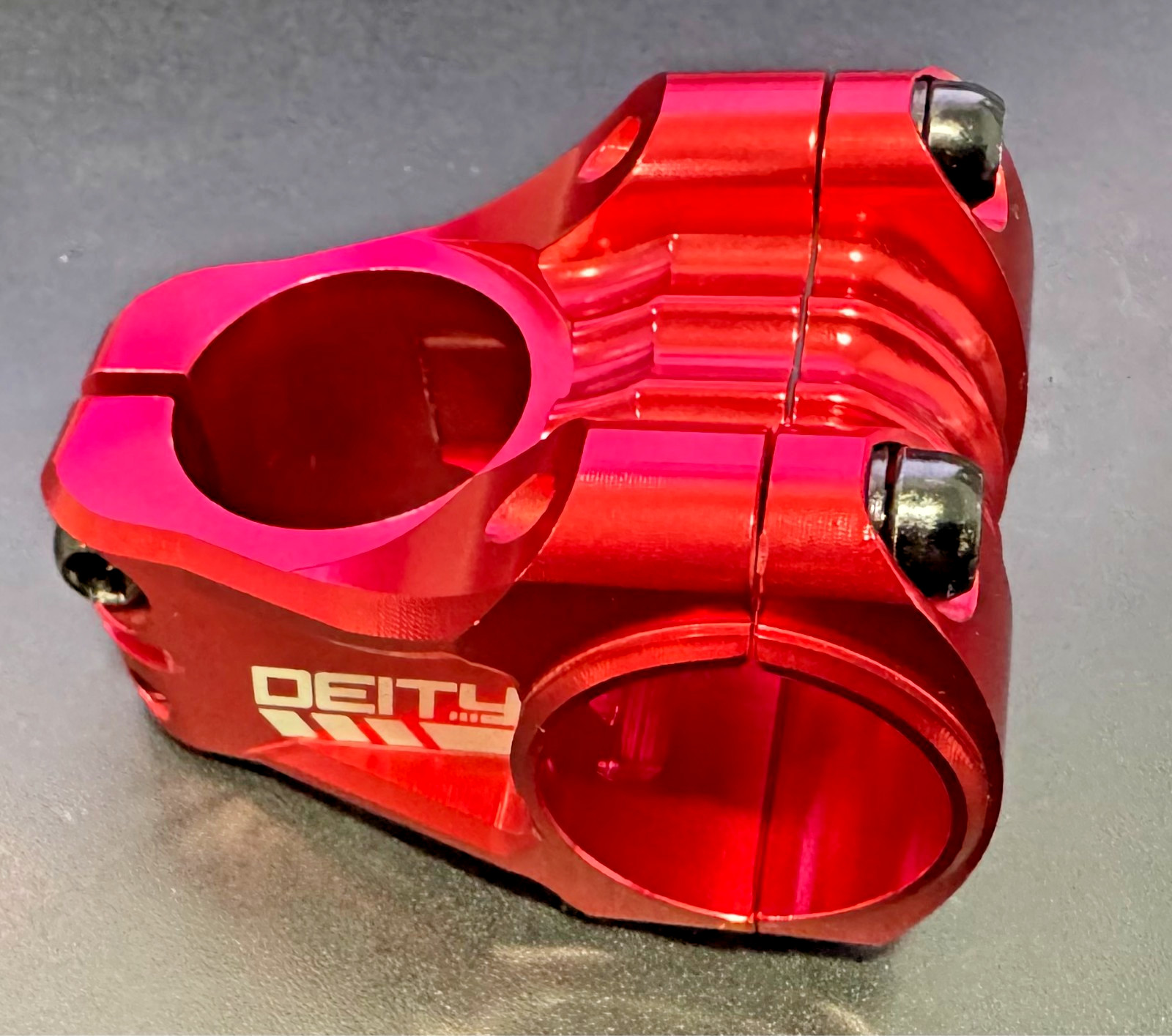 Deity Copperhead Bike Stem, Red, 35mm Length x 31.8mm