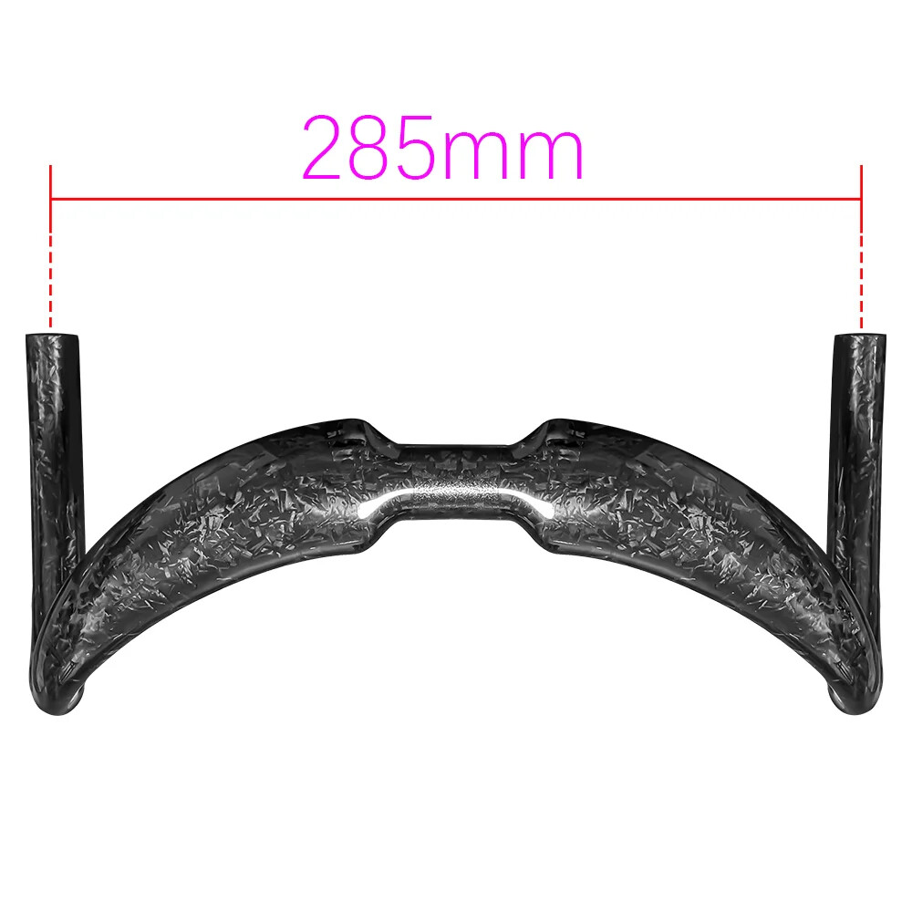 All Carbon Fiber Track Bike Handlebars Road Bike TT Sports Handlebars 285-365mm
