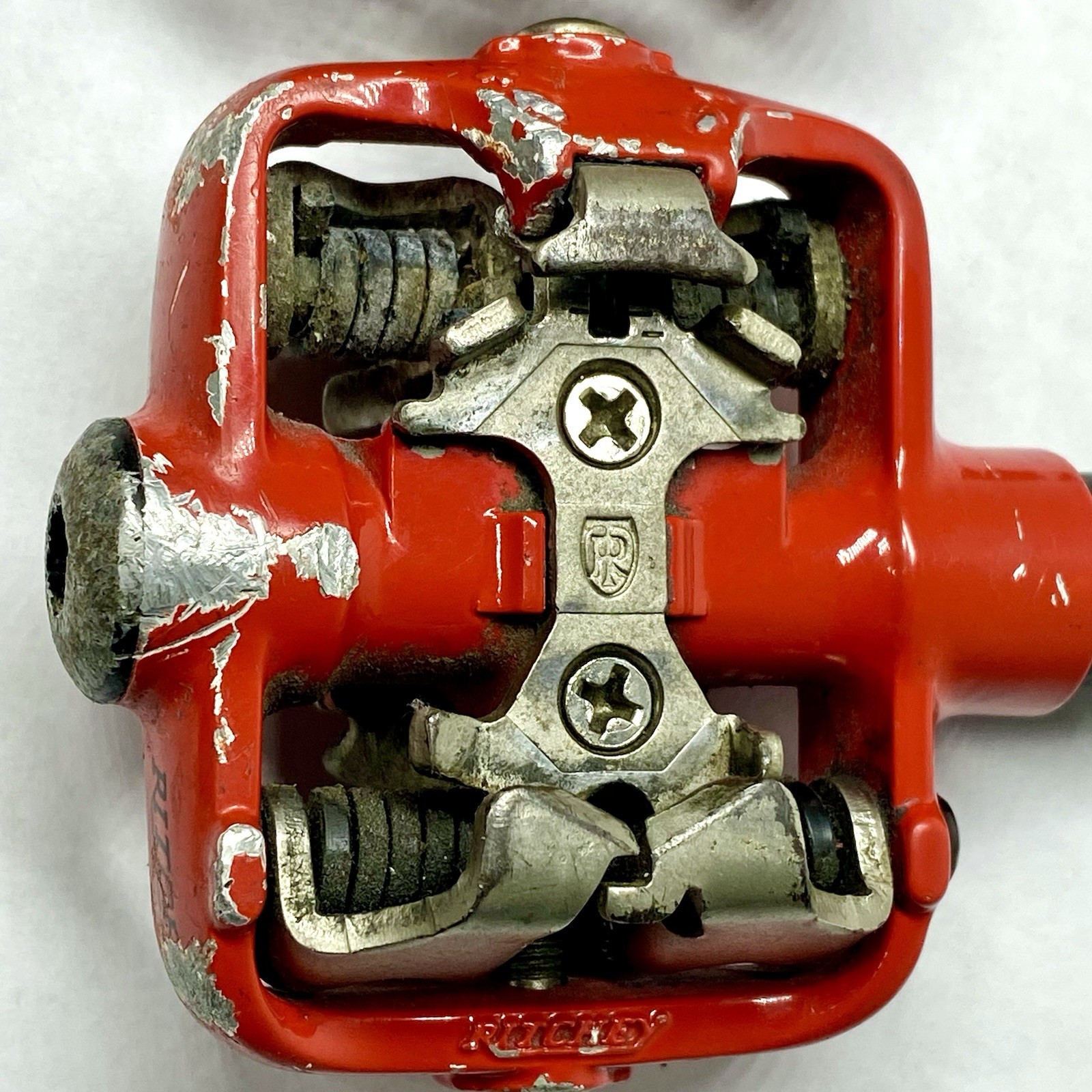 Ritchey Logic SPD Clipless Pedals Red 9/16” MTB Gravel Bike Pair