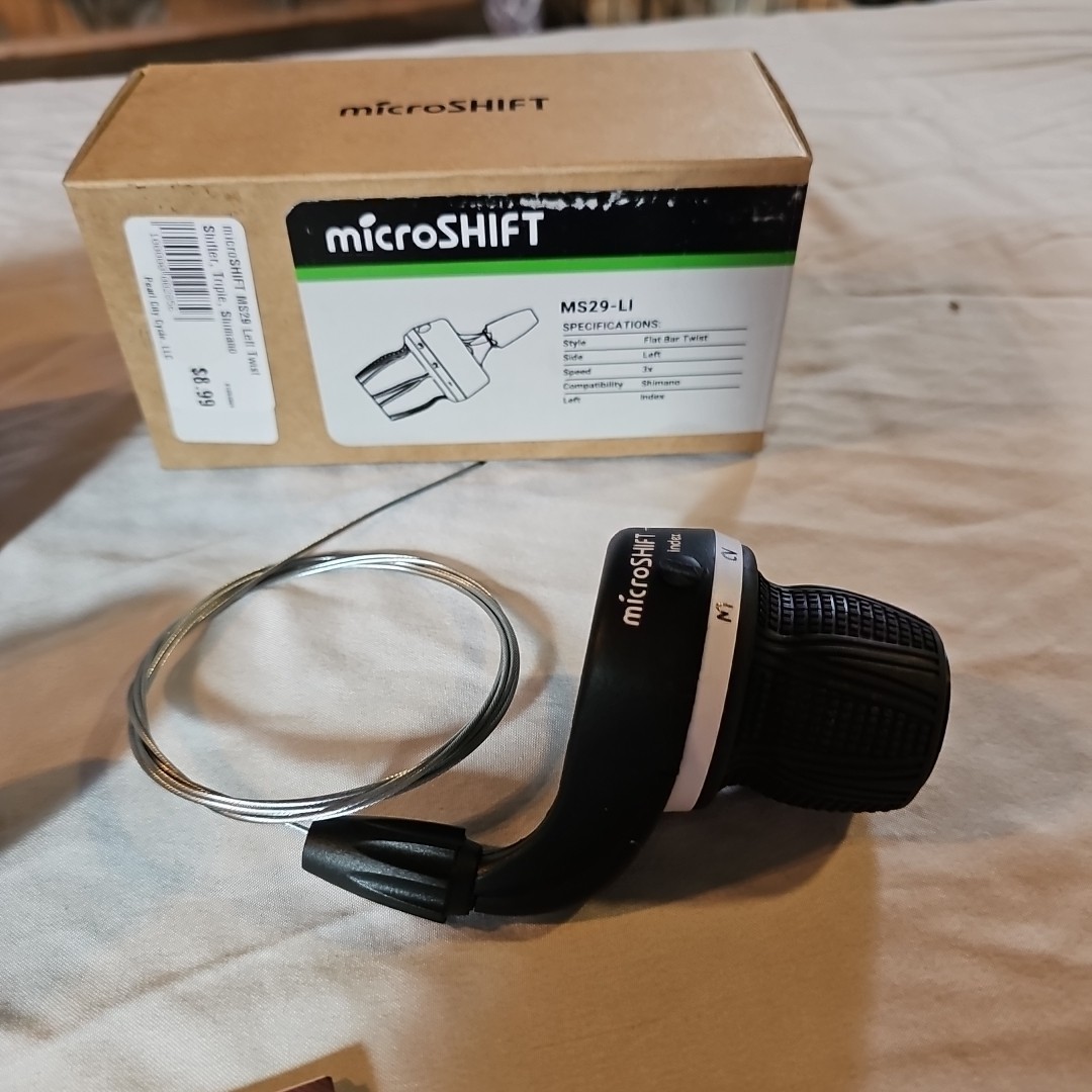 NEW MIXED LOT OF 3 microSHIFT MS29-LI LEFT HAND 3x 6 7 8 & SRAM SL MRX 6 SPEED