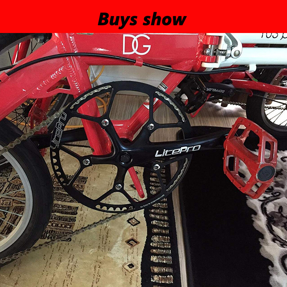 Litepro Road Folding Bicycle W/Guard Chainring 130BCD Chainwheel 47T For Shimano
