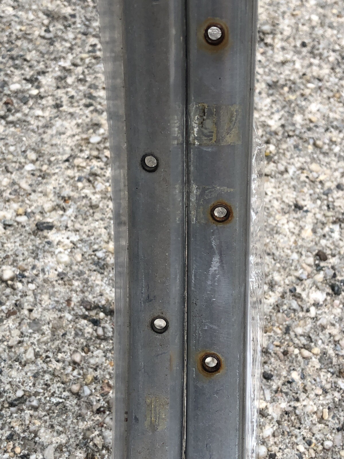 Super Light Edoardo Bianchi Set Tubular 36 Hole 700C Rims Vintage NOS