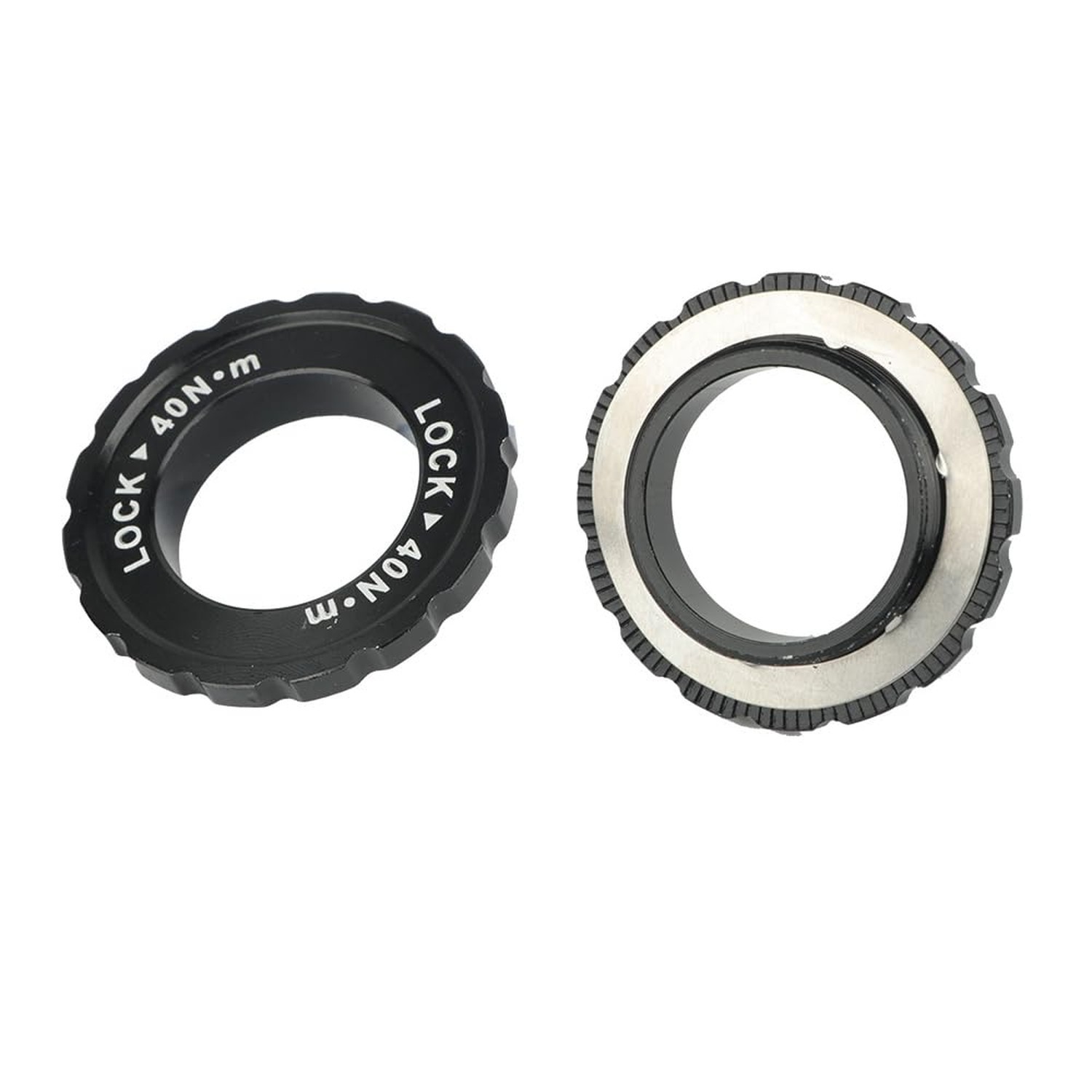 Bibike 2Pcs 140mm/160mm Centerlock Disc Rotor with Lock Rings 2x 160mm rotors