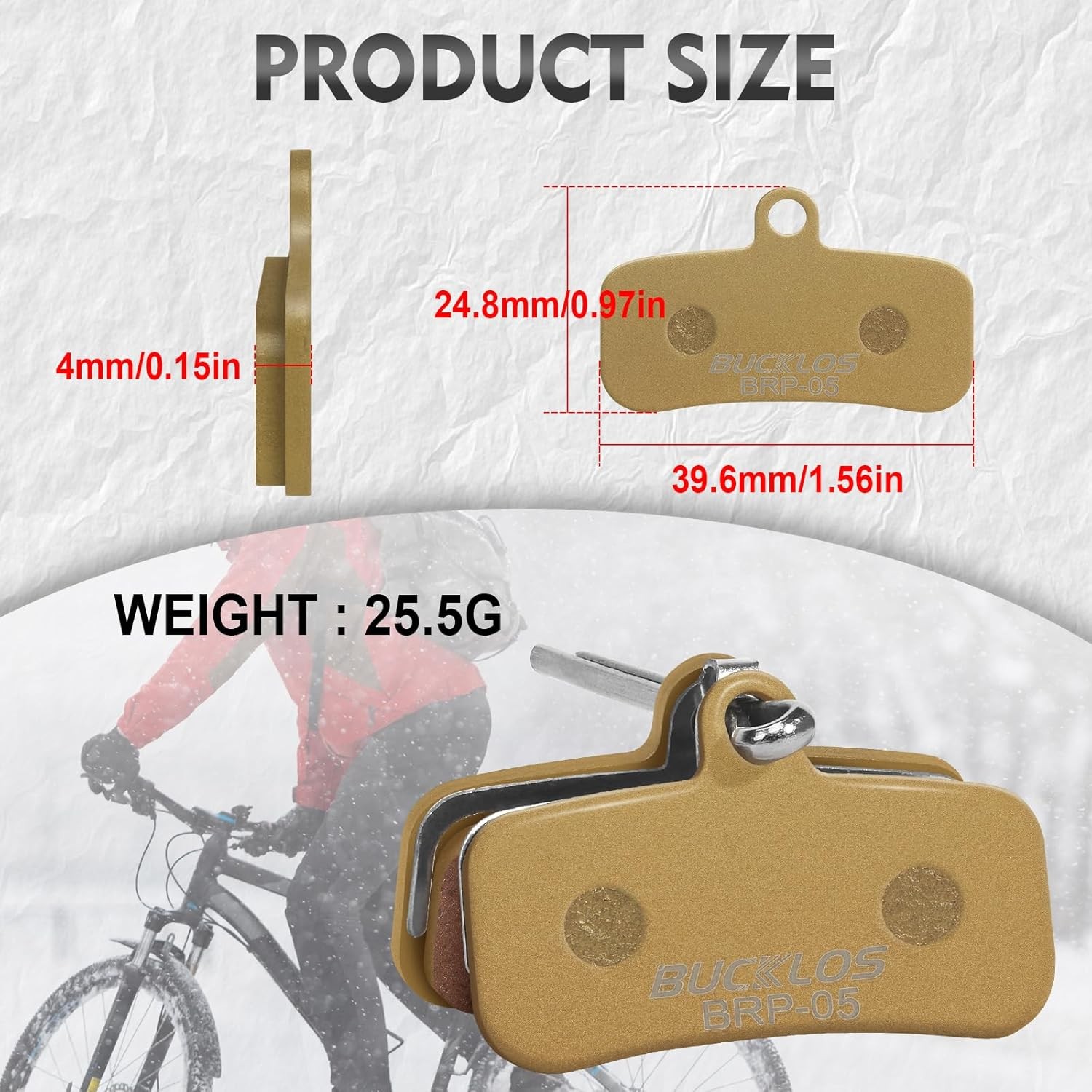 Shimano D02S D03S Bike Disc Brake Pads 4 Piston Bike Brake Pads Replacement