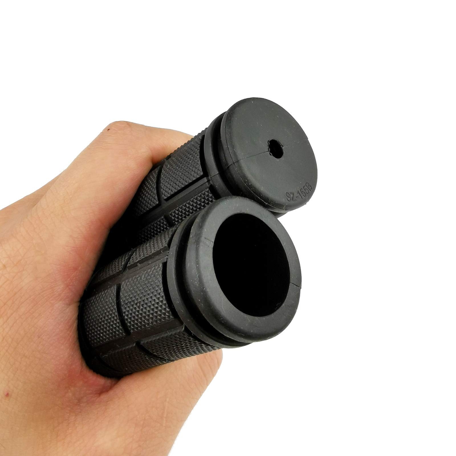 2 Pairs Bike Handlebar Grips for Bikes (Black)