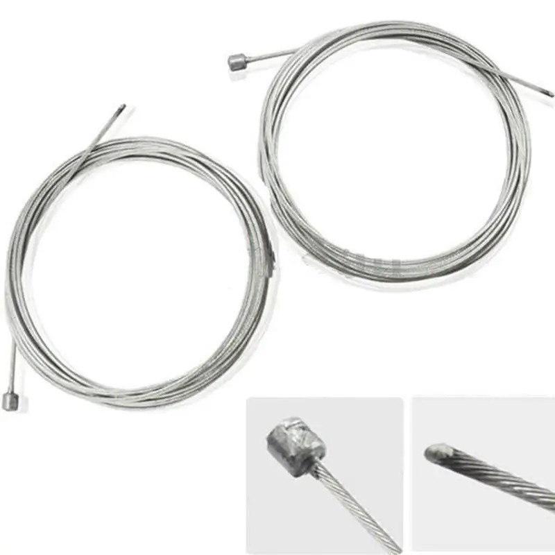 MTB Bicycle Brake & Gear Cable Set 2M Inner Wire Shifter Road Bike Wire