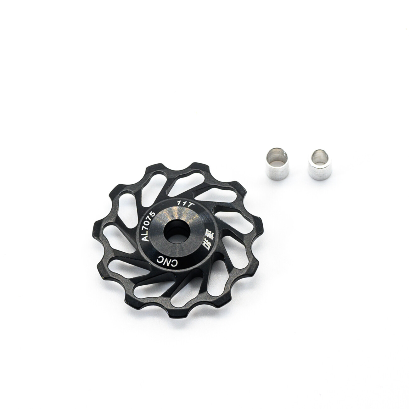 11T 7075 Aluminum alloy Rear Derailleur Pulleys Assy Washers Steel Bearing
