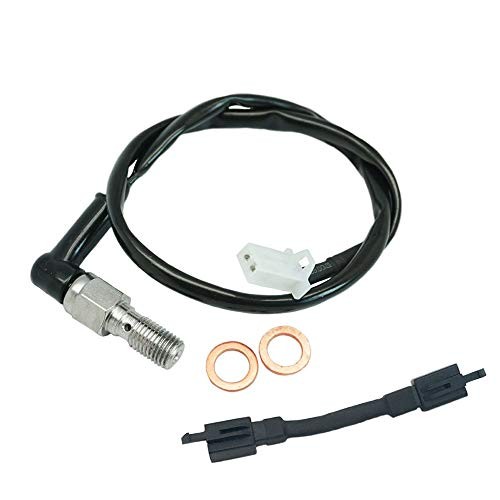 Motorcycle Universal M10x1.00mm Banjo Bolt Brake Light Switch Fit Hydraulic