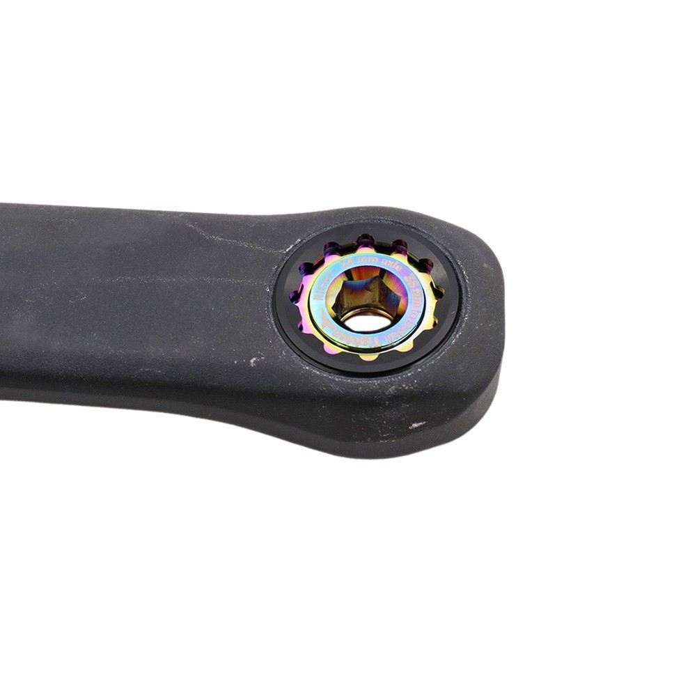 SelfExtracting Bolt for Rotor Aldhu Bicycle Crank 24/30mm Bolt Practical