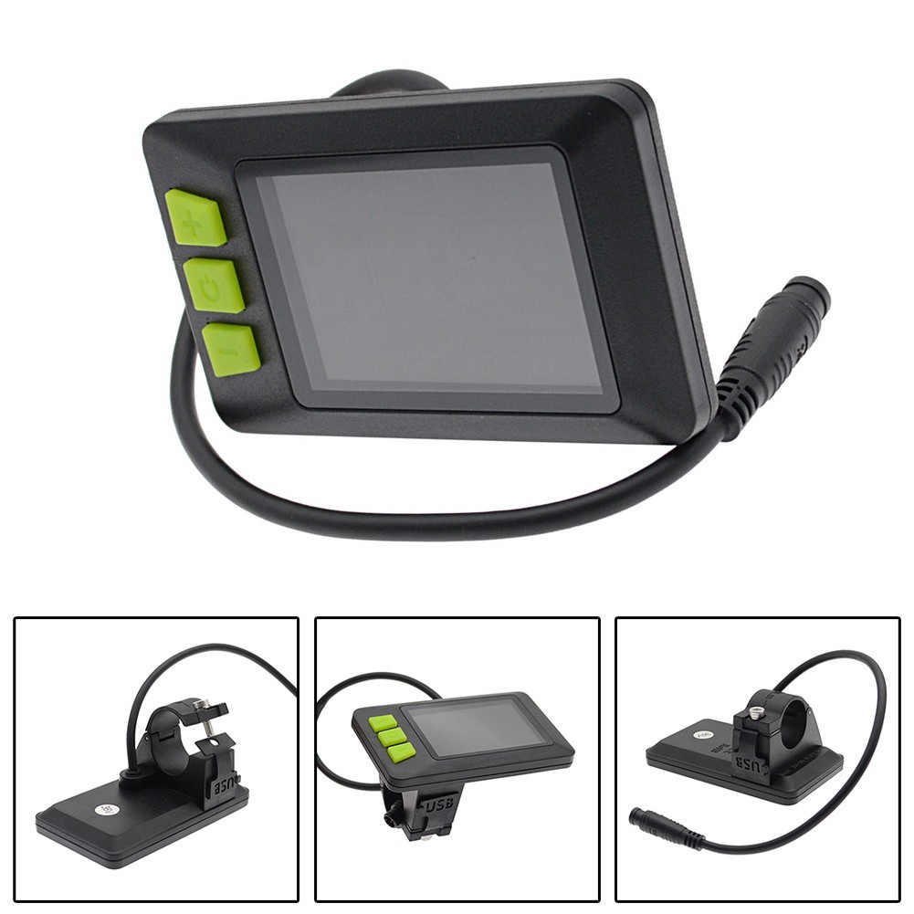 USB Enabled Intelligent LCD Display for Electric Bike Speed Monitoring