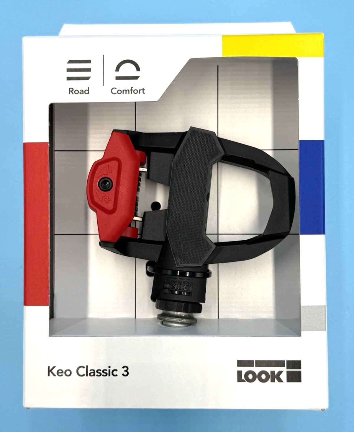 LOOK KEO CLASSIC 3 Black/Red Road Pedals NEW in BOX with Matching CLEATS