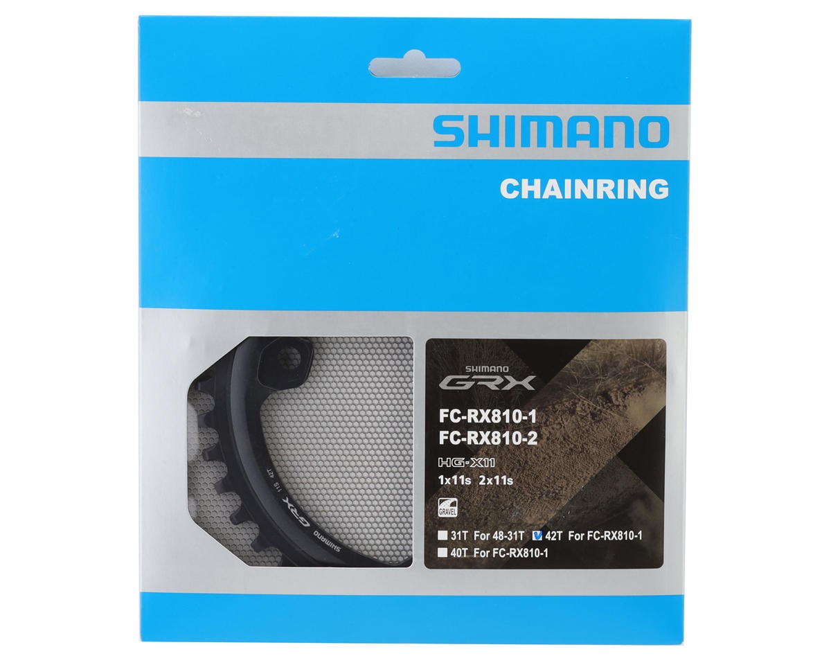 Shimano FC-RX810 Chainring (Black) (110mm Asymmetric BCD) (1 x 11 Speed)