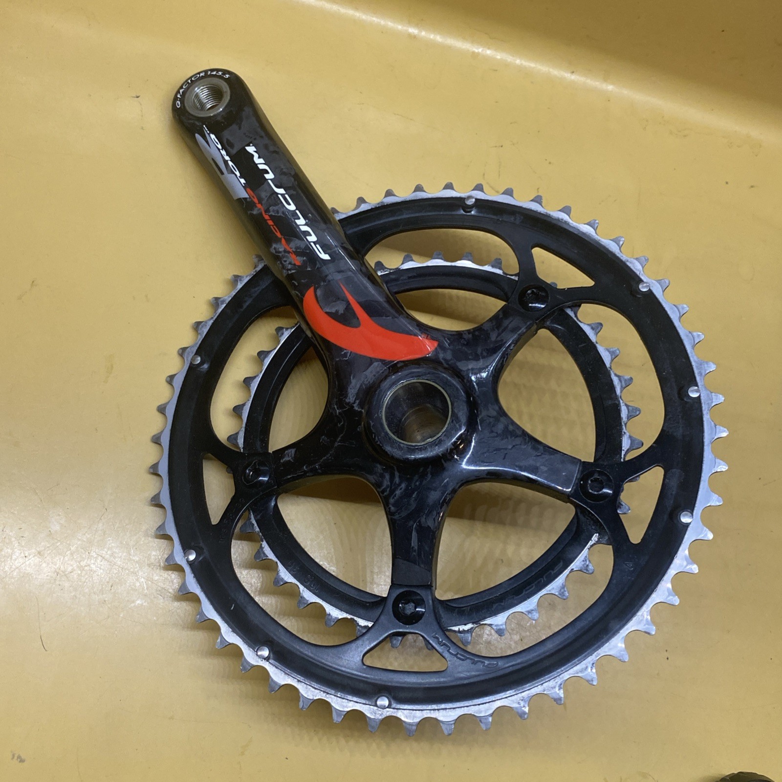 Fulcrum Racing R Torq Carbon 170mm Double 53/39t 130BCD Crankset Bottom Bracket