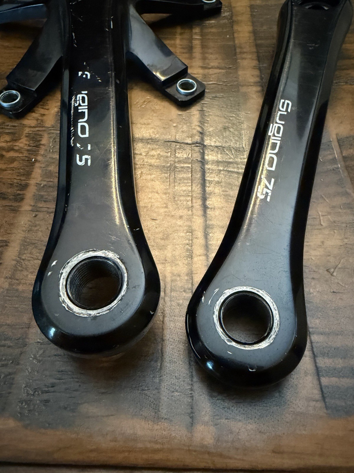 Sugino SG75 Crankset | 165mm | 144bcd | Black | Track
