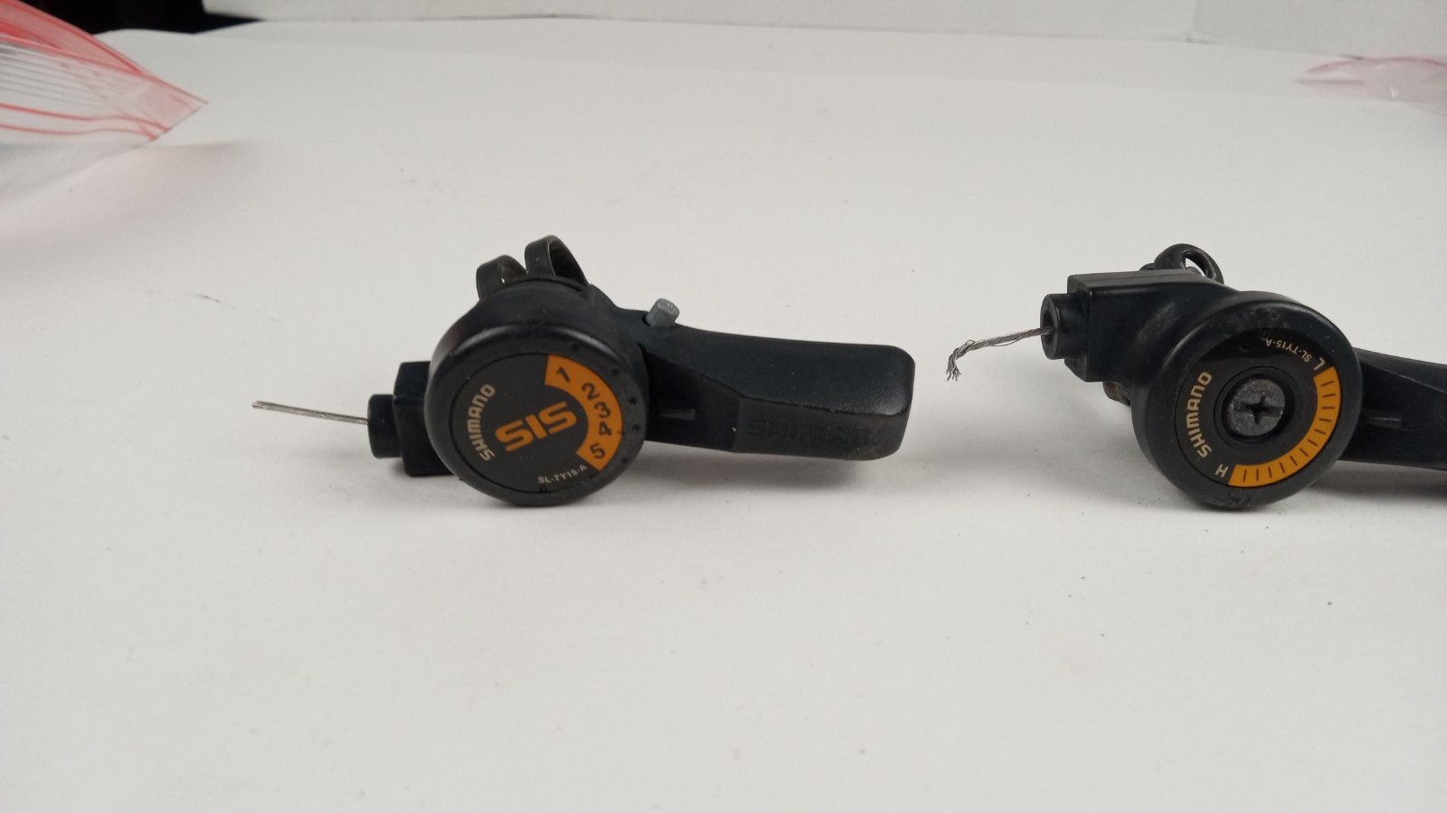 Shimano SL-TY15-A Thumb Shifter Set 3×5 Speed Friction SIS Index Bike Levers
