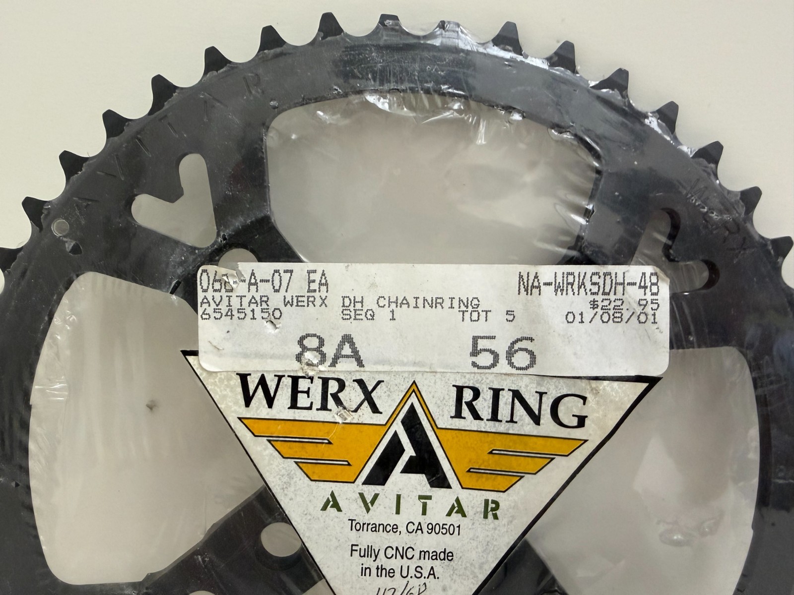 NOS Avitar Werx Ring. 112/68. 48T. Chainring