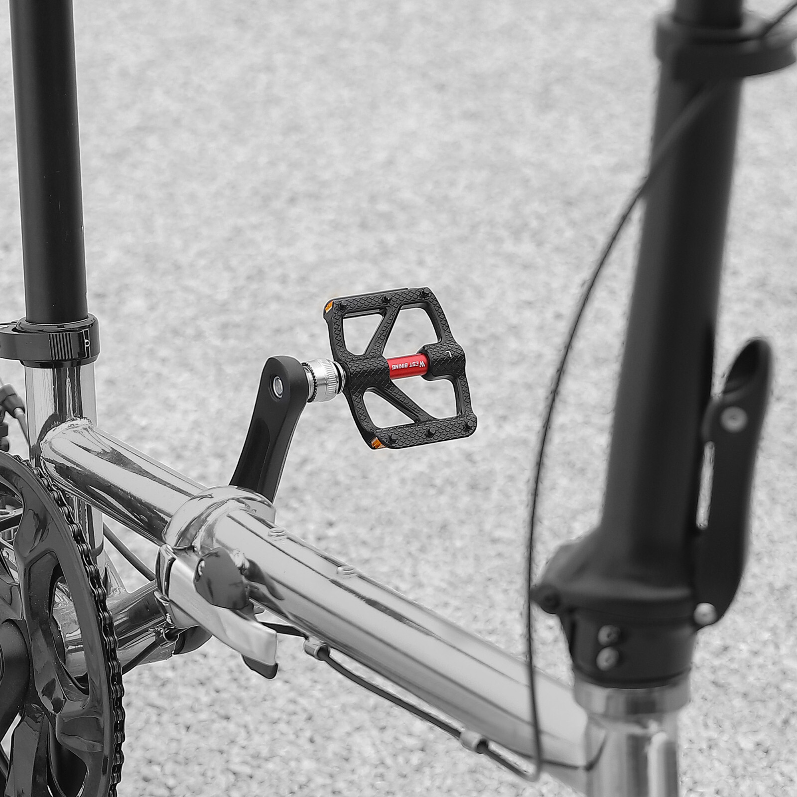 WEST BIKING Bike Pedals Quick Release CNC Seal Bearing 3 Bearings Pedals a Pair