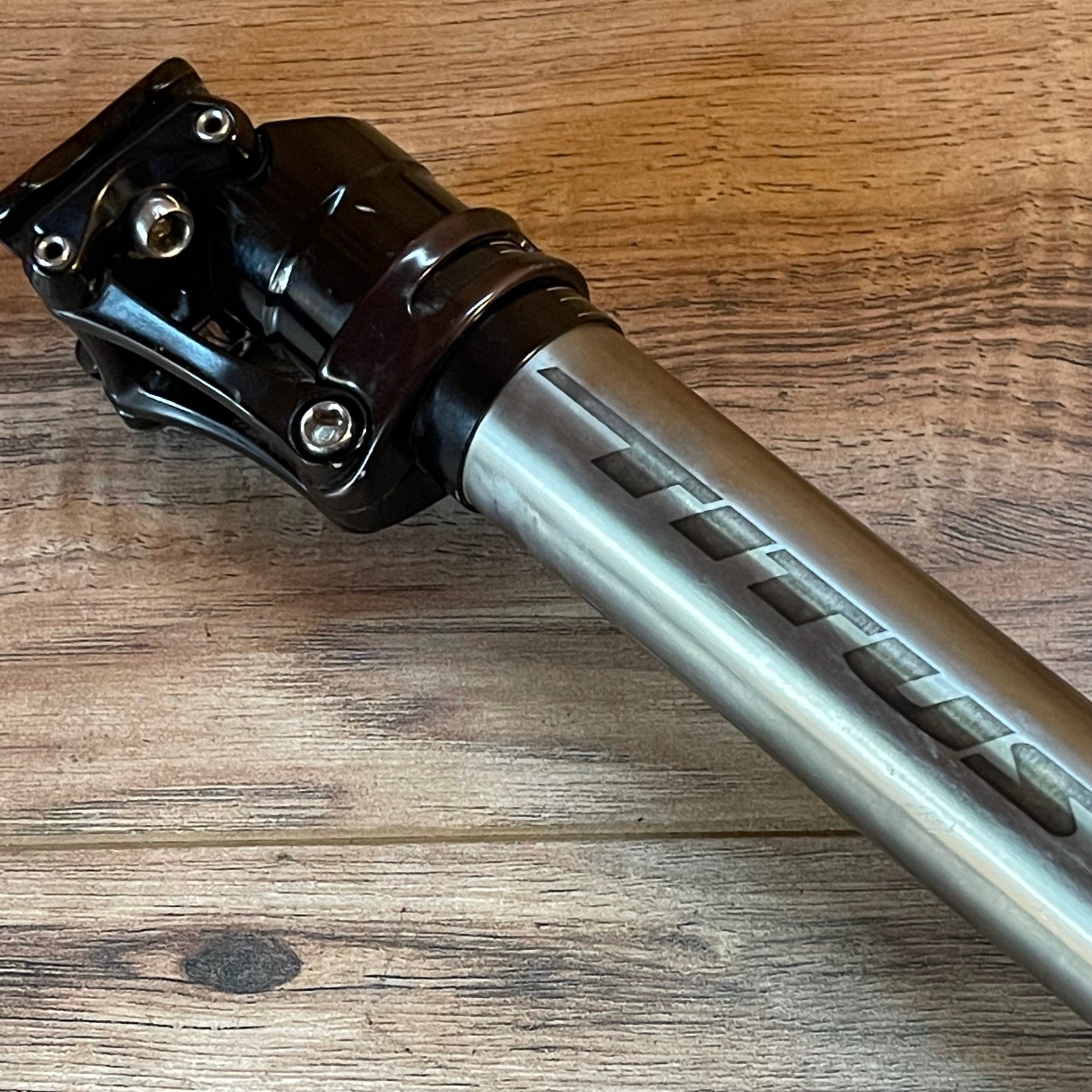Rare Titus Titanium Seatpost 31.6 400mm Adjustable Offset 228g