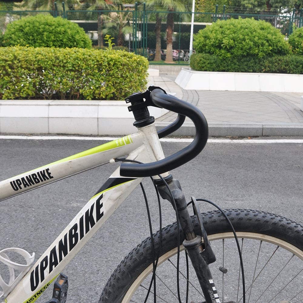 Bike Handlebar Drop Bar Bent Handlebar Aluminum Alloy 25.4mm 31.8mm For Fixed…