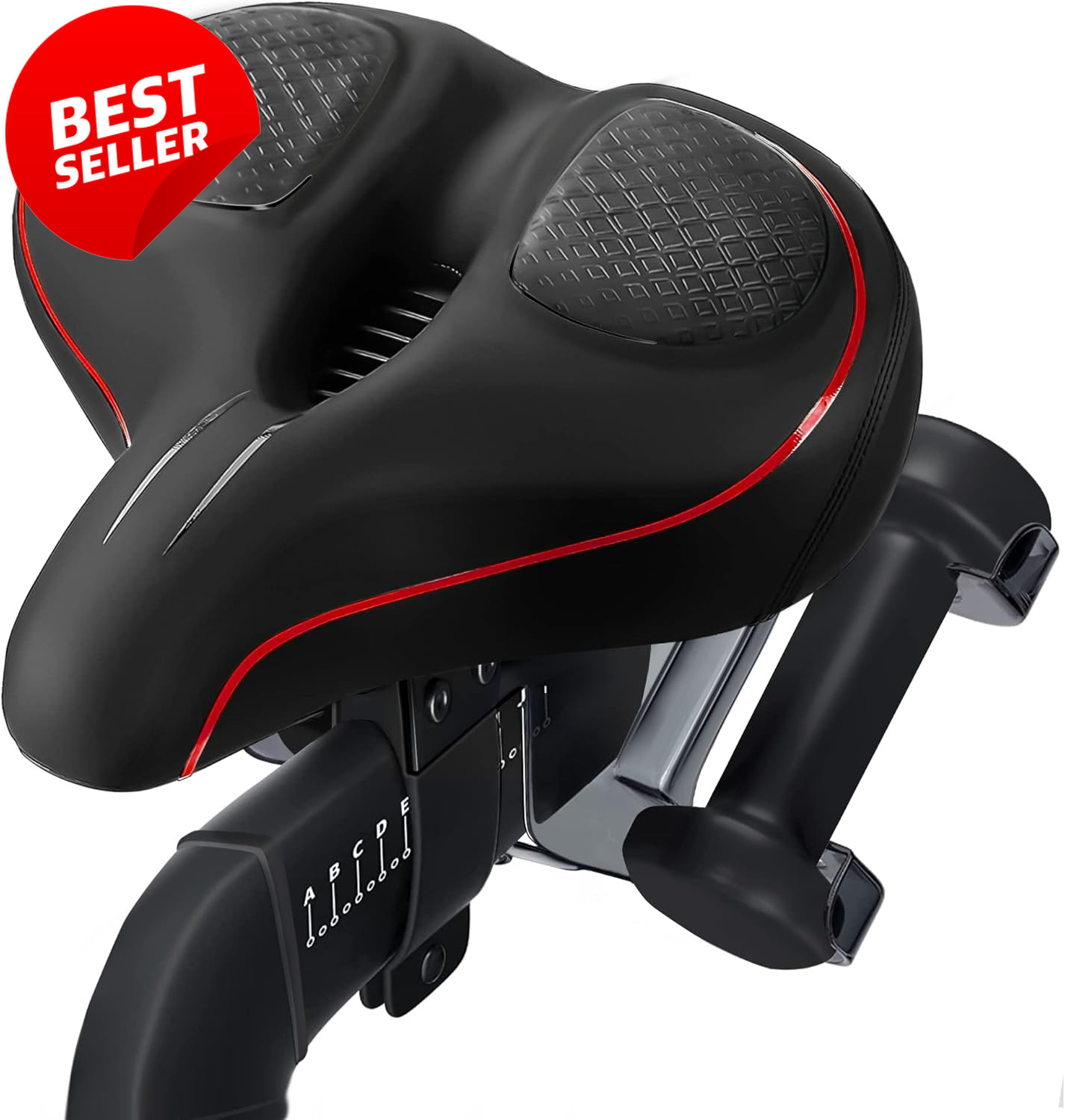 Oversized Bike Seat Cushion Extra Wide Comfort Saddle Peloton Road Electric – US