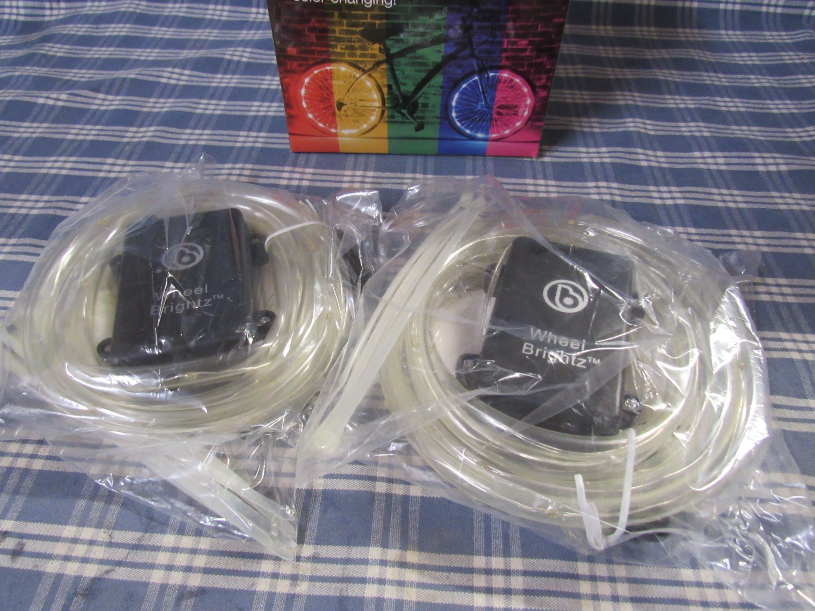 Wheel Brightz Color Morphing LED Bicycle Safety Lights (New) FAST FREE SHIPPING.