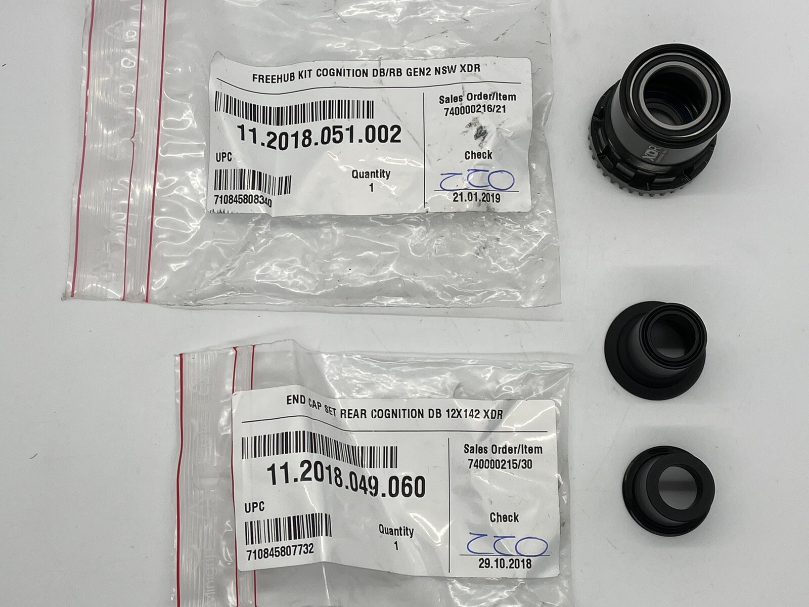 ZIPP SRAM XDR Freehub Kit & CL End Caps for Generation 2 NSW Cognition MSRP $190